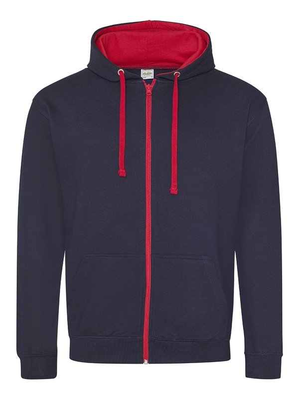 new french navy/fire red